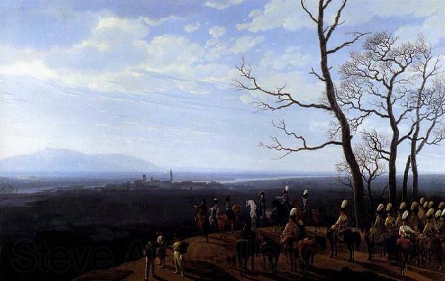 Wilhelm von Kobell The Siege of Cosel Spain oil painting art